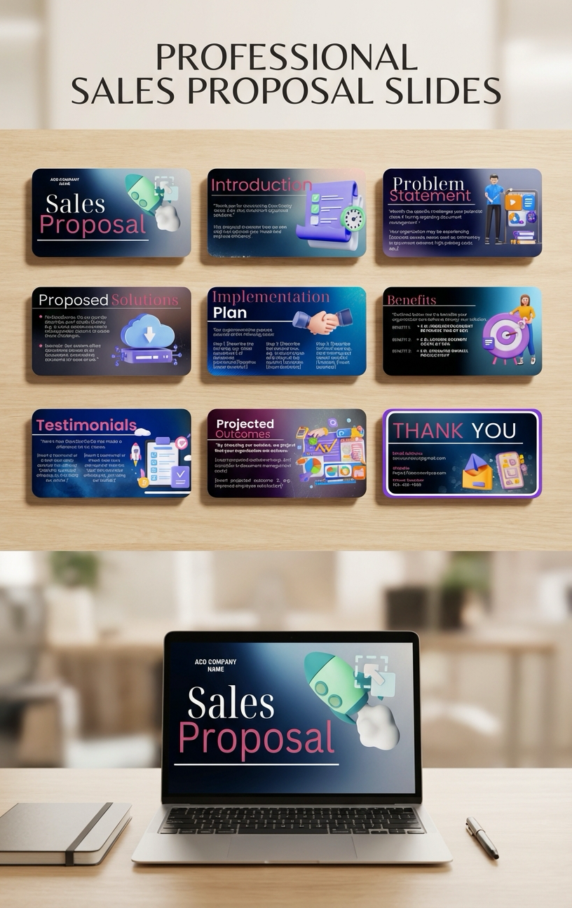 Professional Sales Proposal Slides