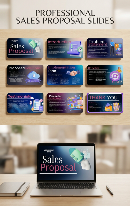 Professional Sales Proposal Slides