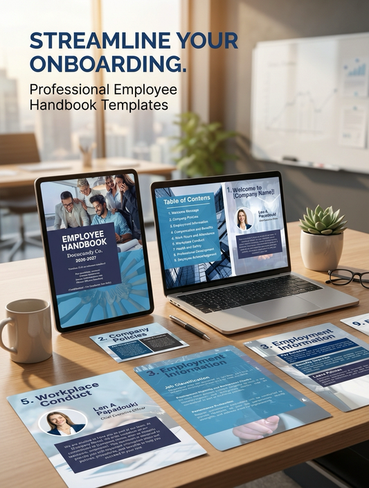 Professional Employee Handbook Templates